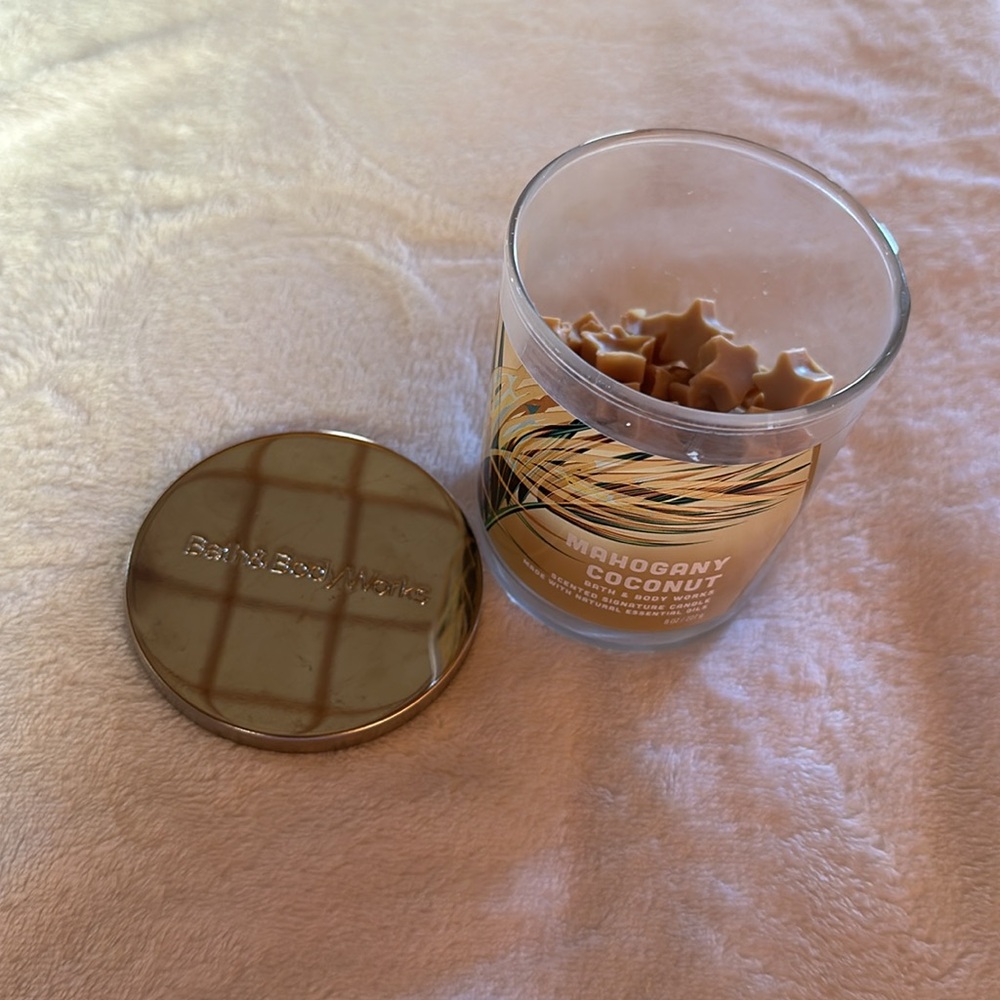Bath & Body Works Mahogany Coconut Hand Poured Wax Melts